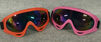 2 New Ski Goggles 7"