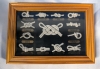 Nautical Themed Decor. Knot Display, and Shipwheel Barometer. - 2