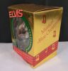 1995 ELVIS " Blue Christmas " Musical Ornament . Measures 5" tall - 2