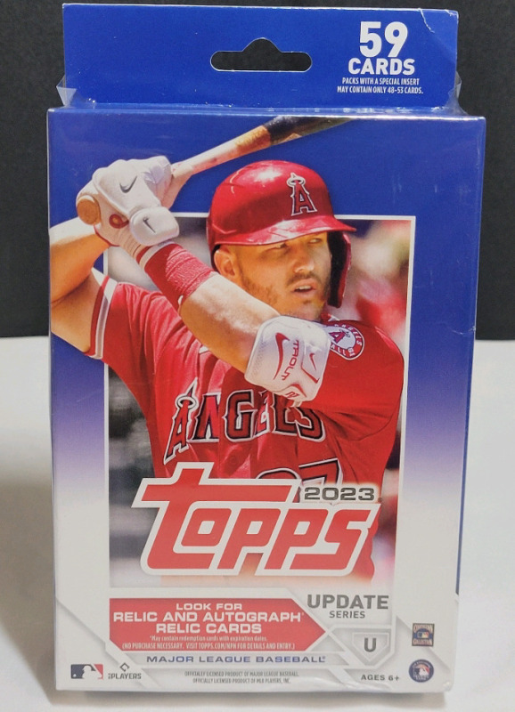 2023 Topps MLB Baseball Update Series Trading Card Sealed Booster Box .