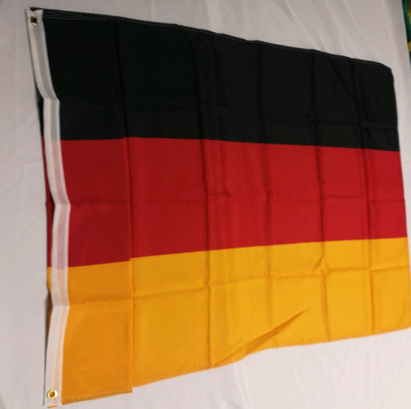 New Germany Flag with Grommets