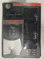 New Size Large | 3-Pack Essential Stretch Performance Boxer Briefs