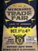 Vintage Merchant's Trade Fair Sign - Optimist Club of St Catharines 14" W & 21.5" H - 2