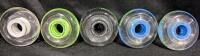 5 New Labeda Slime Inline Skate Wheels. 80mm