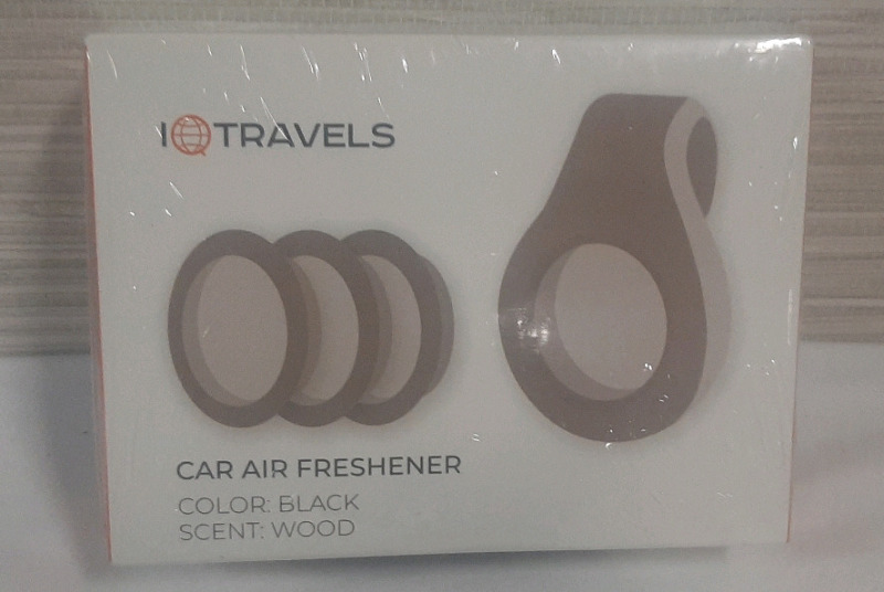 New IQTravels Car Air Freshener - Wood Scented