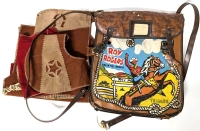 Vintage Roy Rogers: King of the Cowboys Satchel-Style Backpack & Kids Cowboy Play Outfit : Vest & Chaps