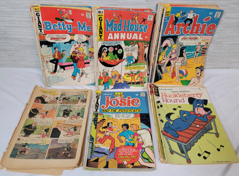 Vintage Archie Comics , Gold Key & Dell Comic Lot . 40+ Comics