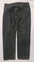 LEVIS 501 Button Fly Black Jeans , Size 36W&times;32L . Good pre-owned condition