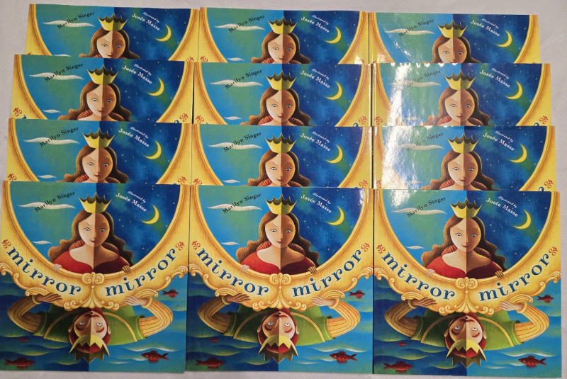 12 New | Mirrior Mirror: A Book of Reverso Poems | Children's Books Writen By; Marilyn Singer | Hard Cover Copies * Retails For $275.52 ÷ 12 = 22.96 Each *