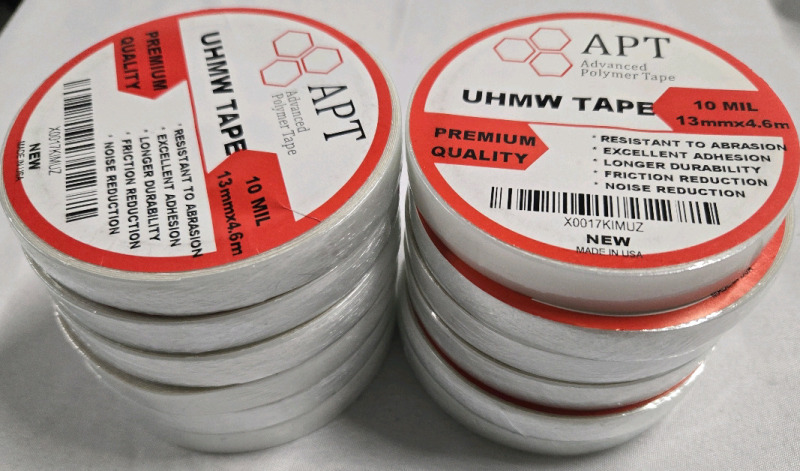 12 New Rolls | Of 10 Mil 13mm x 4.6m Premium Quality Advanced Polymer Tape * Vendor Lot Retails For 178.44 ÷ 12 = 14.87 Each *