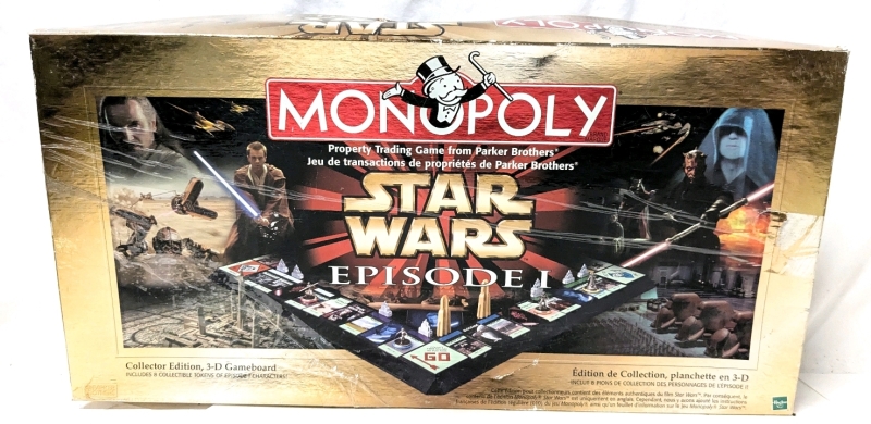 Vintage Monopoly Star Wars Episode I Collector's Edition