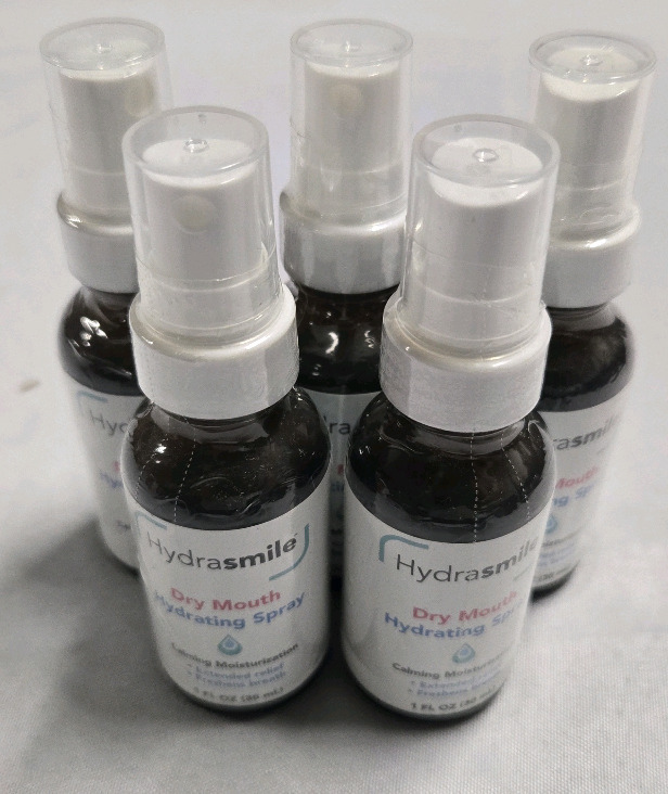 5 New Sealed | Hydrasmile 1 Oz Bottle Of Dry Mouth Hydrating Spray | *Vendor Lot Retails For $87.5 ÷ 5 = 17.5 Each *