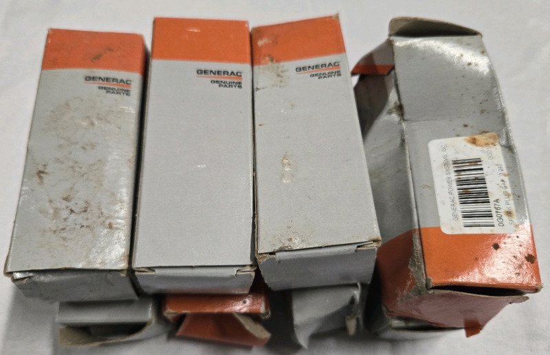 8 New | Generac Champion RC12YC Spark Plugs | * Vendor Lot Retails For 43.92 ÷ 8 = $5.49 *<br/>