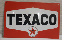 New Texaco Metal Sign - 1ft X 8"