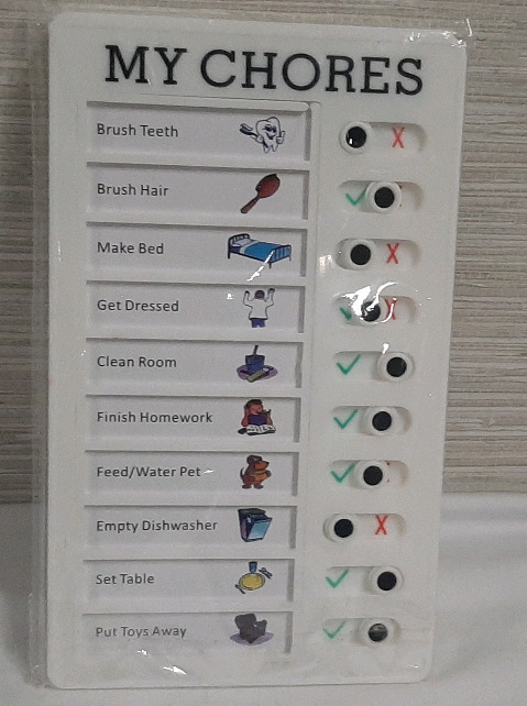 New 2pc Chore Chart Boards - 8" X 5"