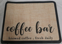 New Coffee Bar Roll-up Placemat - 1.3ft X 1.7ft