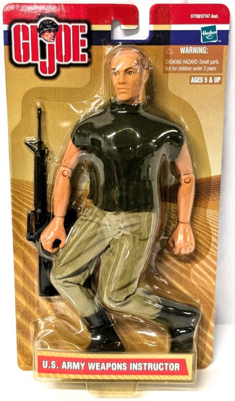 Vintage 2000 GI JOE 12" US Army Weapons Instructor | NRFB