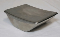 Vintage Mid-Century Modern WMF Cromargan Stainless Steel Ashtray . Made in Germany . See Photos for measurements