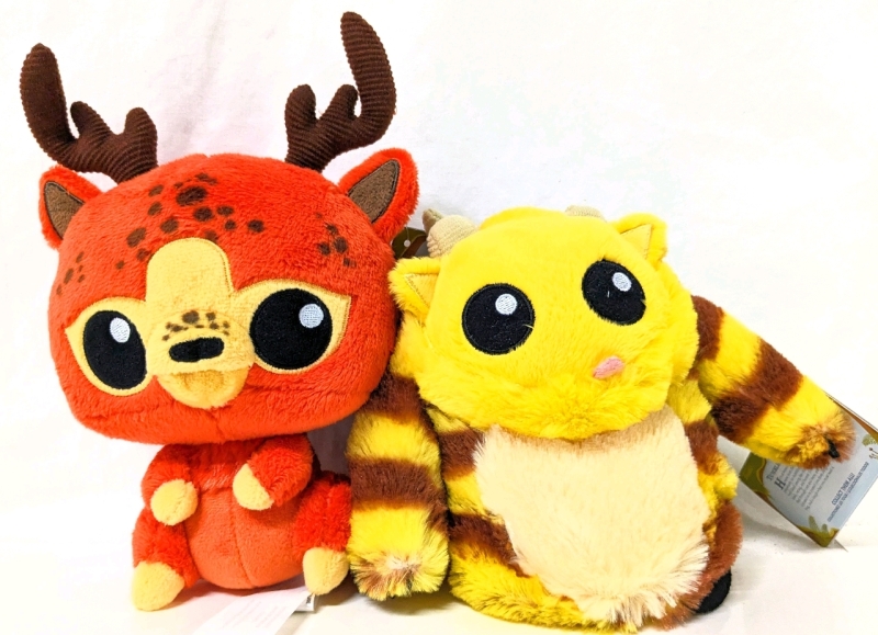 2 New Funko Wetmore Forest Plush Toys : Chester McFreckle (8.5") & Tumblebee (6.25")