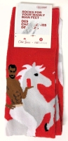 New Old Spice + Foot Cardigan Socks For Your Manly Man Feet | One Pair, One Size Fits Most