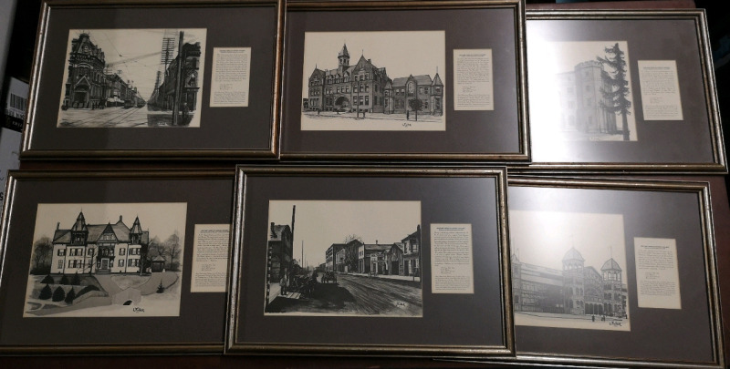 6 Vintage 1979 Prints - Historic Views Of London, Ontario by L. Fuller