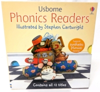 Usborne Phonetic Children's Paperback Books in Case | 11/12 Books (Missing Ted's Shed)
