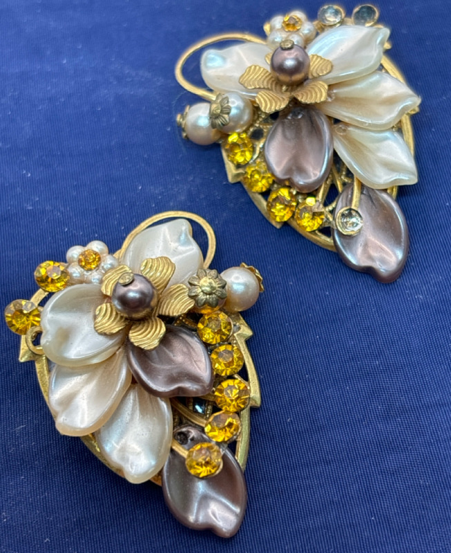 Beau Jewels Fabulous statement Vintage Earrings