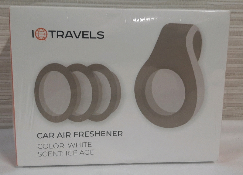 New IQTravels Car Air Freshener - "Ice Age" Scented