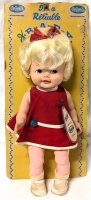 Vintage RELIABLE Baby Doll Made in Canada | Complete! With Box Back, Tag & Shoes | 12.6" Tall