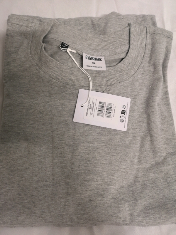 New Gymshark Men's sz XL Rest Day Essentials T-Shirt - Grey Retails for $38