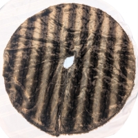 Vintage Lined Faux Fur Cloak | 24" Wide with Velcro Closures