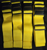 4 New | Yellow 44" Straps With Buckle For Tying Down Or Securing