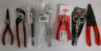 Proto , Lufkin , Wiss & Knipex Tool Lot . 7 Tools - New