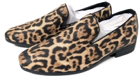 New Men's Size 10.5 | UUBARIS Mens Leopard Print Slip On Formal / Dress Shoes | Retails for Over $40!