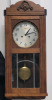 Vintage Forestville Wind-Up Pendulum Wall Clock w/Key . Measures 13 1/8"&times;29 3/4"&times;5" . Please Read Description .