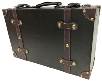 Great New Small Classic Suitcase-Style Decor / Gift Box | 15.5" x 4.75" x 9.5"