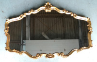 Large Vintage Framed Decorative Mirror- 50 by 34"