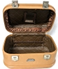 Vintage Holiday Luggage Montreal Hard Travel Case with Handle | Note: No Key | 13.75" x 9" x 9" Tall - 2