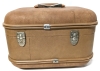 Vintage Holiday Luggage Montreal Hard Travel Case with Handle | Note: No Key | 13.75" x 9" x 9" Tall - 6