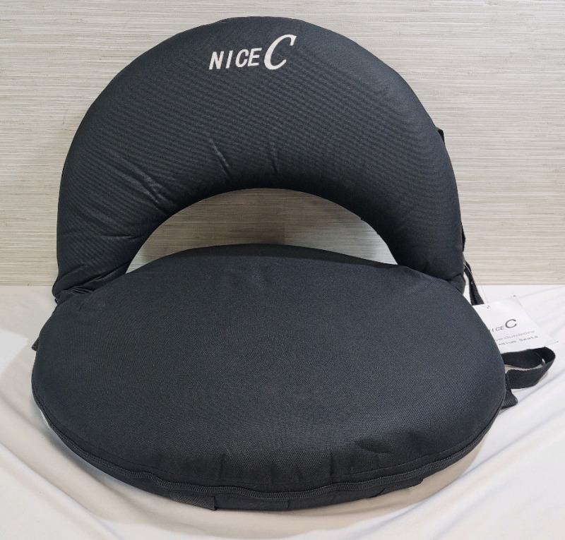 New - Nice C Stadium Seat with Folding/Adjustable Back . See Photos for measurements . Retail $80