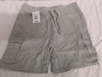 New Gymshark sz Large Men's Crest Cargo Shorts Grey - Retails for $40