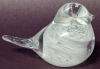 Adorable Art Glass Bird -Shaped Paperweight | 2.5" Tall - 4