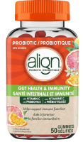 New Align Gut Health and Immunity 50 Gummies.