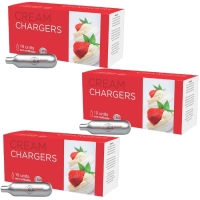3 New ACO 10-Pcs Creme Chargers | 30 Pieces Total
