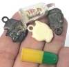 Vintage Tiny Treasures! Gumball Machine Charms, Disney Character Charms, Miniature Hockey & Playing Cards + More - 3