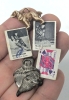 Vintage Tiny Treasures! Gumball Machine Charms, Disney Character Charms, Miniature Hockey & Playing Cards + More - 4