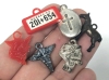 Vintage Tiny Treasures! Gumball Machine Charms, Disney Character Charms, Miniature Hockey & Playing Cards + More - 5