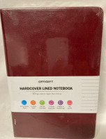 New Offigift Hardcover Lined Notebook 6&rdquo; wide x 8.5&rdquo; tall