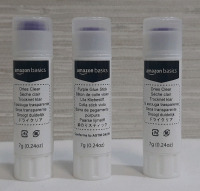 New 10pc Amazon Basics Purple Glue Sticks