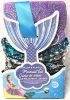 New Plush & Playful Mermaid Tail with Reversible Sequins | 22.5" x 55" - 2